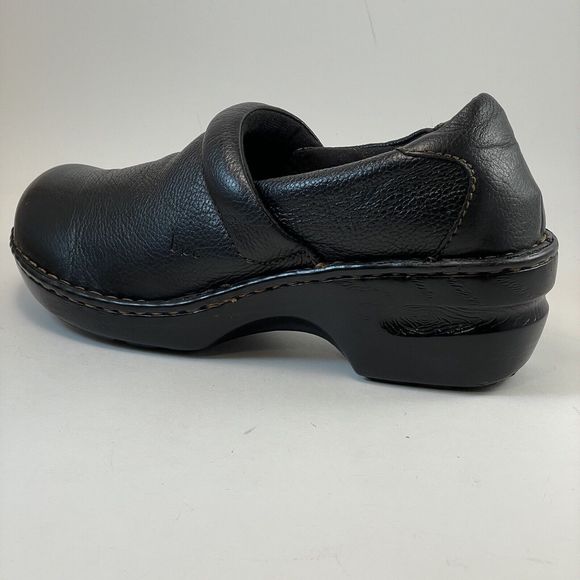 BOC Born Concept Peggy Mule Slip On Clogs Women's Size 8.5 Black Leather Nurse - Picture 16 of 16